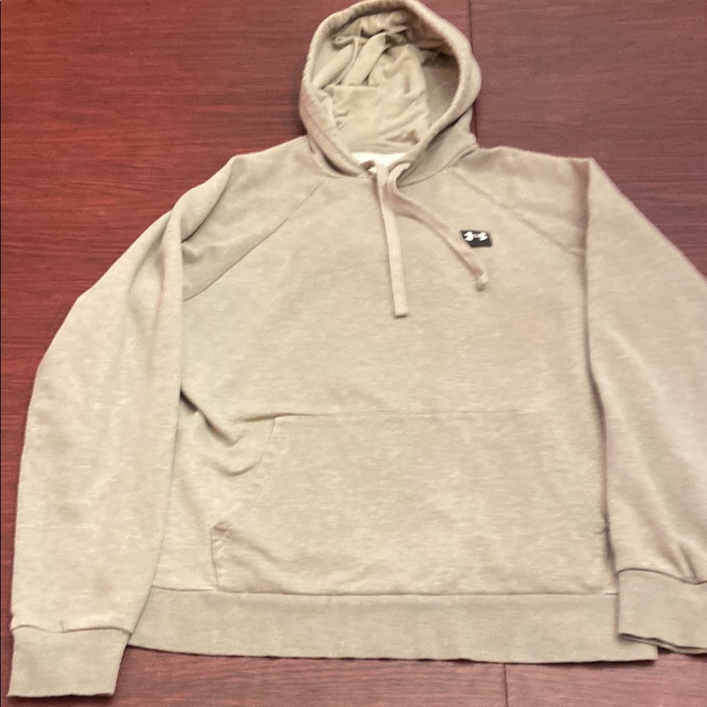Under Armour Gray with tint of green Hoodie Sweatshirt
